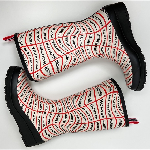 Hunter Shoes - Hunter Play Sonic Logo Tall Rain Boot Women’s Sz 7